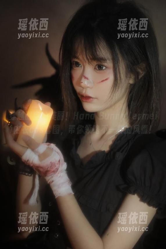 Hana Bunny 穿越时空的美丽!Hana BunnyVermeil内衣cos套图,带你领略不一样的风情!